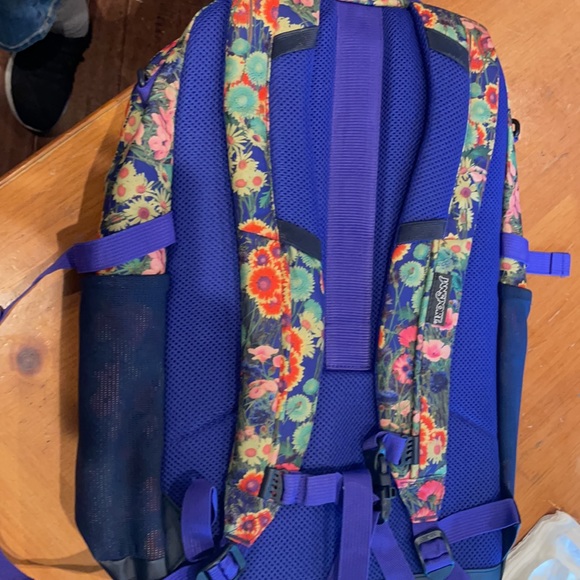 Jansport fits 15” laptop flower backpack main image 5